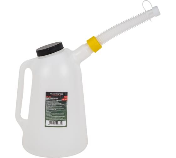 Емкость RF-887C003 мерная пластиковая для заливки масла 3л ROCKFORCE /1