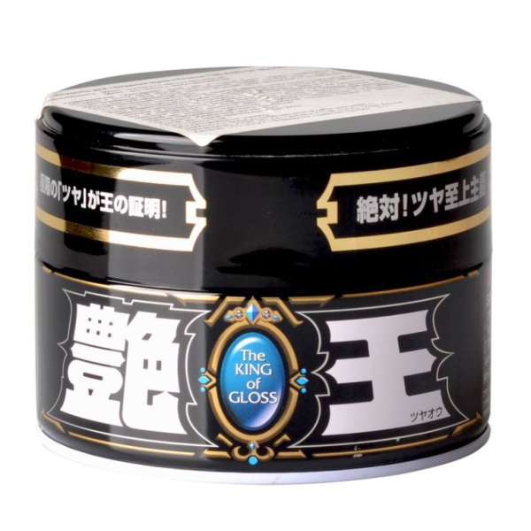 Полироль для кузова усиление блеска Soft99 The King of Gloss для темных, 300 гр