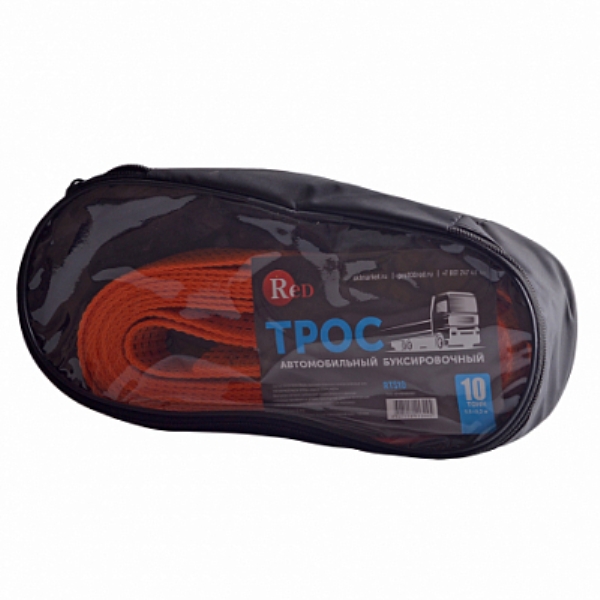  RED RTS10 Трос буксировочный в сумке 10т 5,5м 1/50шт