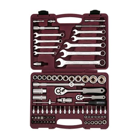 UTS0082 Набор инструмента универсальный 1/4", 1/2"DR, 82 предмета 52060