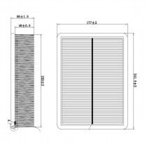 Фильтр воздушный DOUBLEFORCE DFA25114