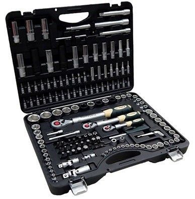 Набор инструмента RF-41501-5: 1/2"&1/4"&3/8"DR с 6-гранными головками 150пр. ROCK FORCE /1/2