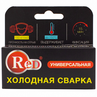  RED R6603 Клей холодная сварка двухкомпонентный универсальный 20г 1\48