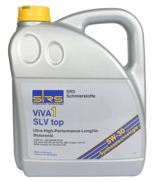 SRS Масло моторное VIVA 1 SLV Top 5W-30  (4 л.)