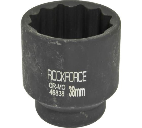 Головка ударная 38мм (12гр.),3/4" ROCKFORCE /1