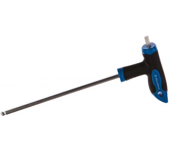 Ключ шестигранный  H5x150мм RF-76505G: Т-образный с шаром и прорезиненной рукояткой, на пластиковом 