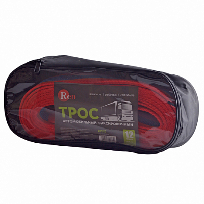  RED RTS12 Трос буксировочный в сумке 12т 6м 1/50шт