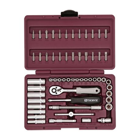 UTS0057 Набор инструмента 1/4"DR, 57 предметов 52058