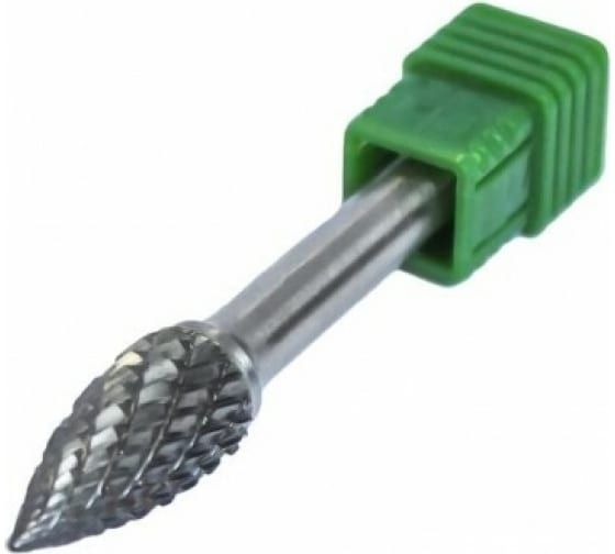 Шарошка RF-617G1625 коническая скругленная по металлу(Ø 16мм,Ø хвостовика 6мм),в пластиковом футляре