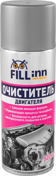 FL016 Очиститель двигателя (аэрозоль), 520 мл