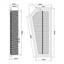 Фильтр воздушный DOUBLEFORCE DFA1127